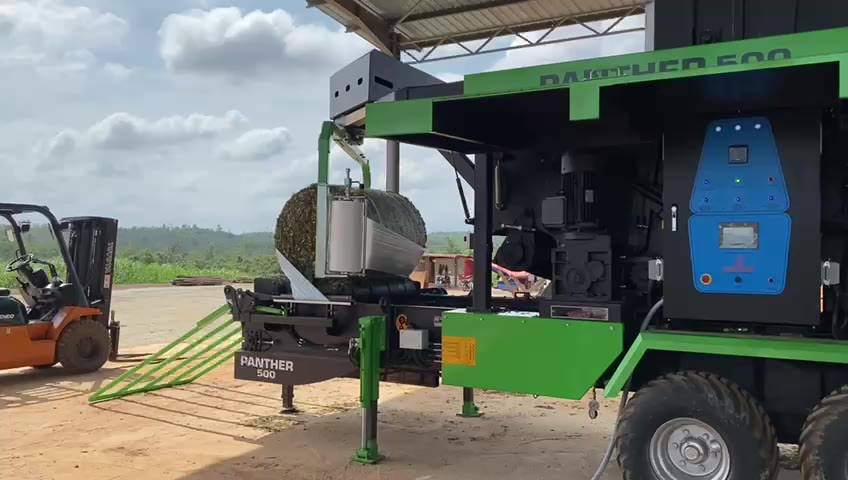 Drone view of the Gemas animal feed farm