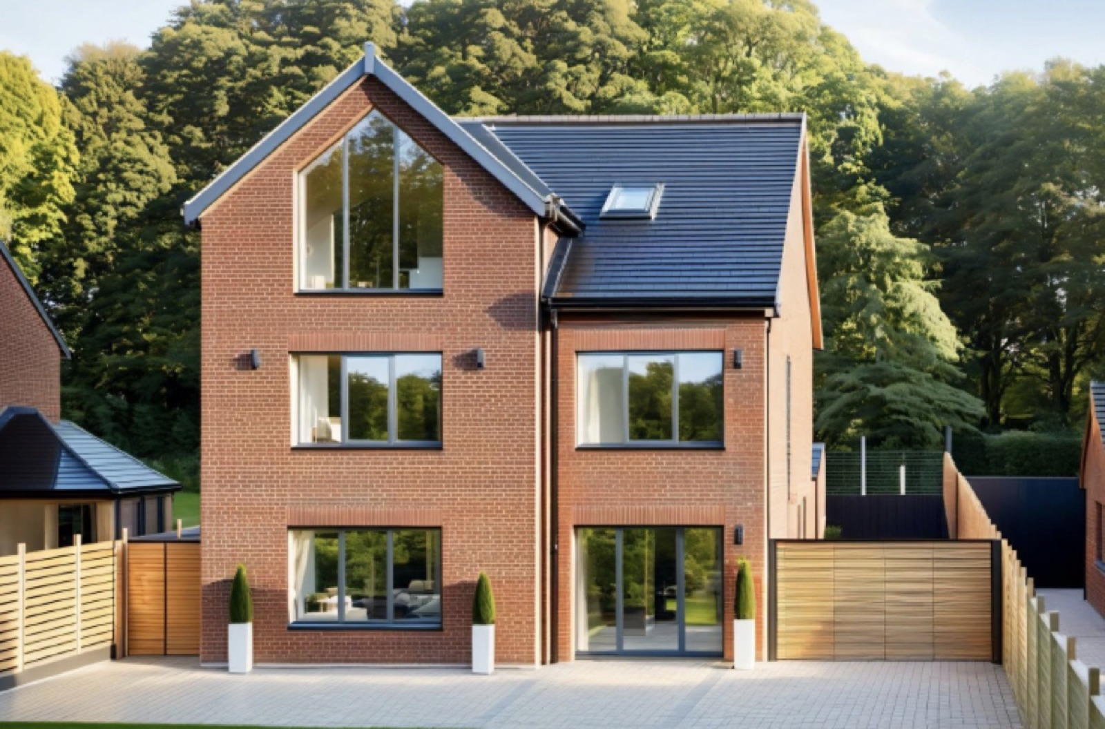 CGI of a 5-bedroom house design at The Cedars, Sevenoaks
